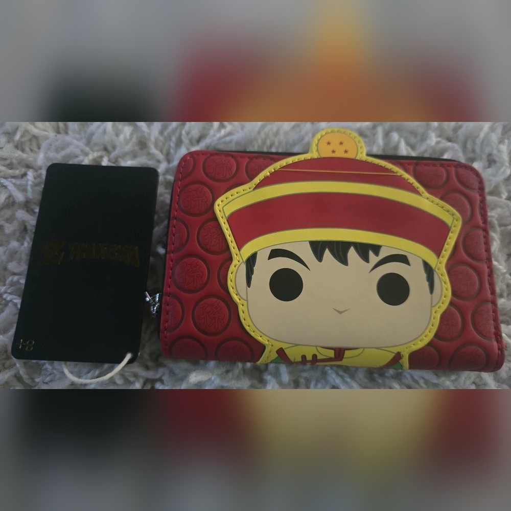 Loungefly Funko Pop! Dragon Ball Z Saiyan Gohan With Piccolo Zip Around Wallet